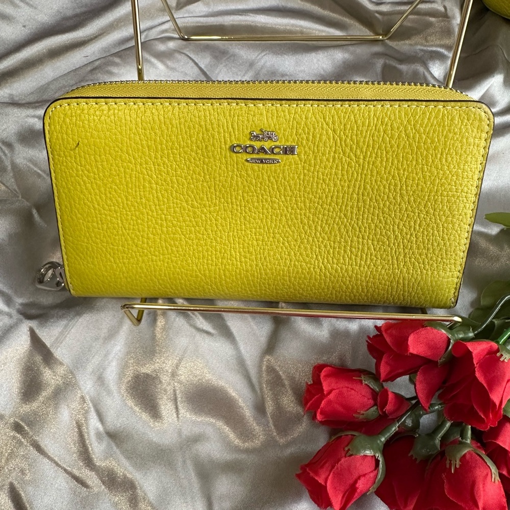 🌹LIMITED EDITION Coach Teri Hobo Lime Leather
Shoulder & Crossbody Bag & Wallet - Picture 15 of 16